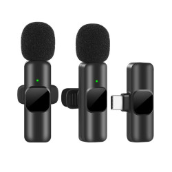 Microfonos x2 Solapa Inalambrico Para Celular Tablet Pc Lavalier