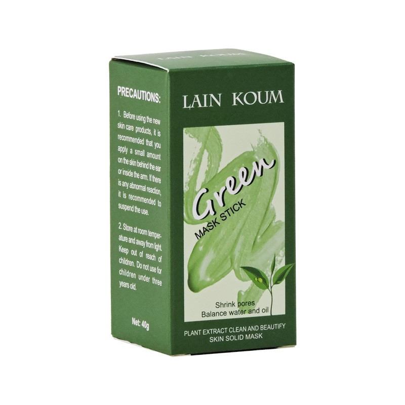 Stick Mascarilla En Barra Cuidado Facial Té Verde Berenjena Y Lodo - Imagen 4
