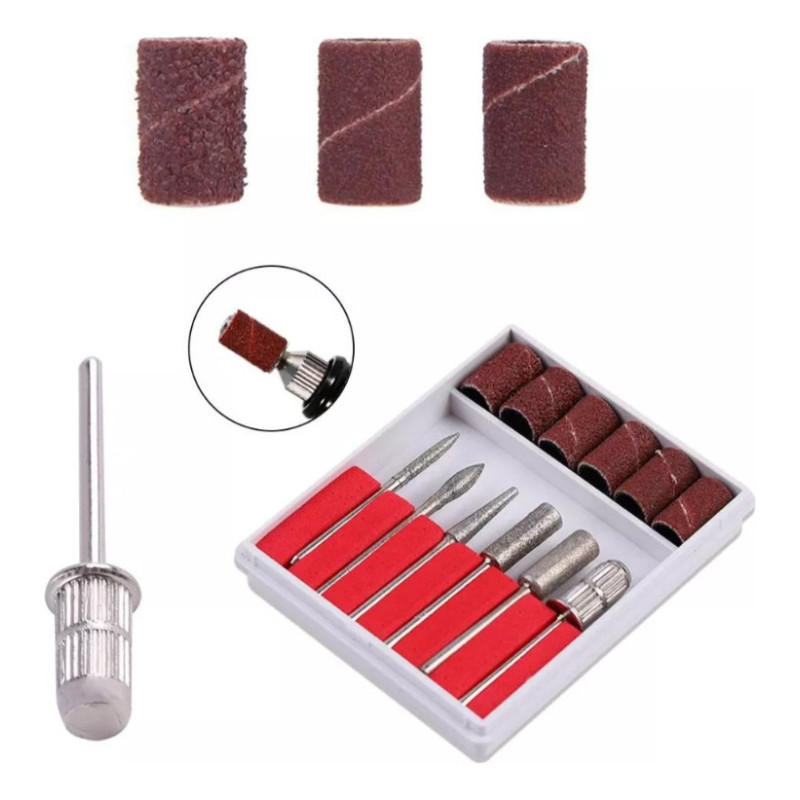 Fresas Y Lijas Para Manicura Pedicura Torno De Uñas - Imagen 5
