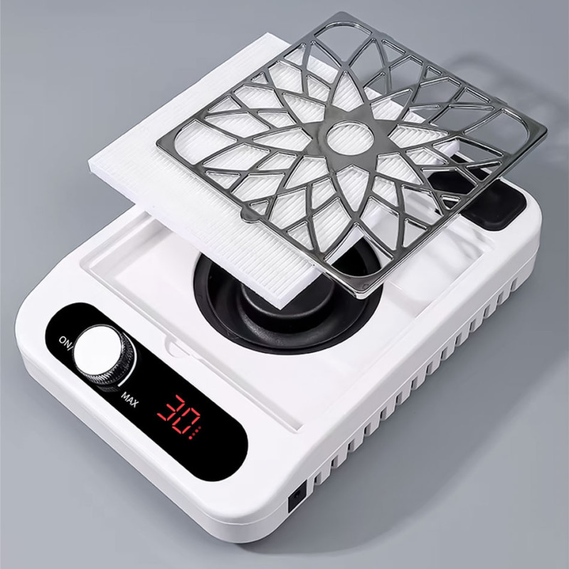 Extractor De Polvo Manicura Profesional 80w Uñas Esculpidas - Imagen 4