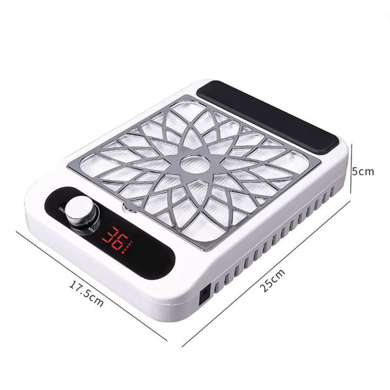 Extractor De Polvo Manicura Profesional 80w Uñas Esculpidas - Imagen 6
