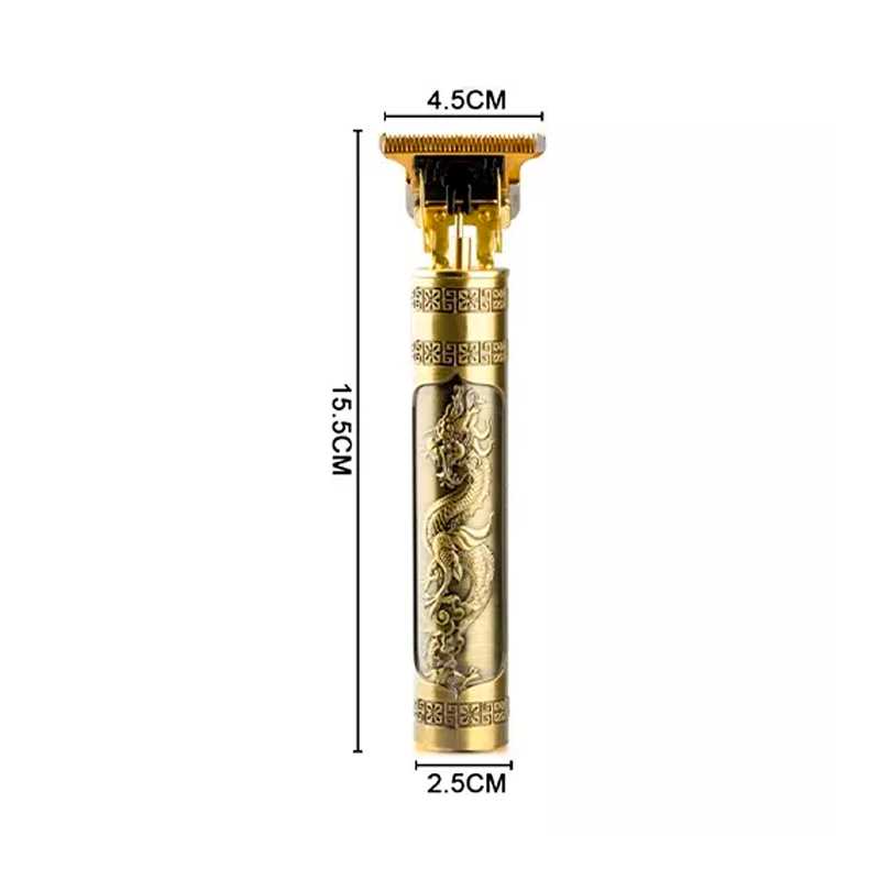 Maquina De Cortar Pelo Afeitadora Patillera Vintage Dragon Inalambrica - Imagen 4
