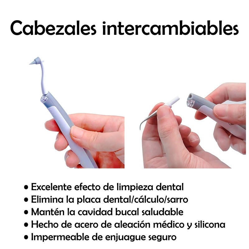 Limpiador Dental Raspador Ultrasónico Quita Sarro Portátil - Imagen 3