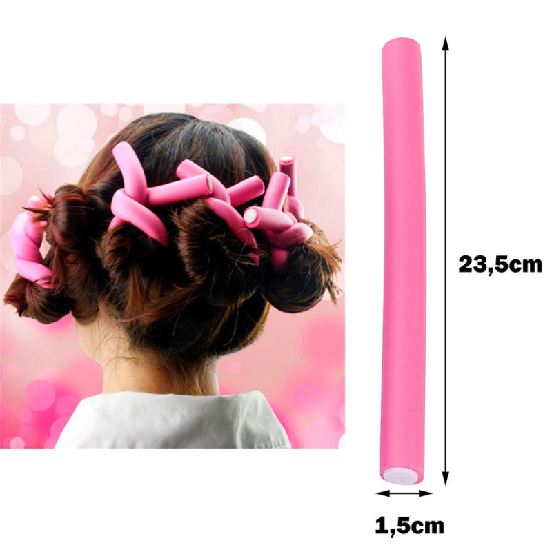 Rulero Flexible Rizador De Espuma Numero 2 X10 Varillas - Imagen 3