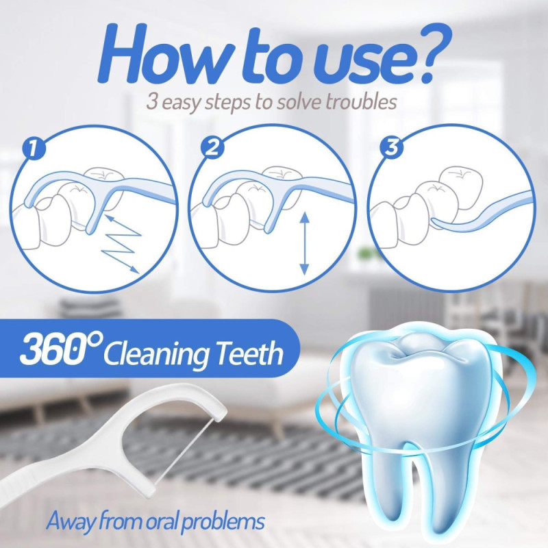 Hilo Dental Palillos Interdentales 30 Unidades Cuidado Bucal - Imagen 2