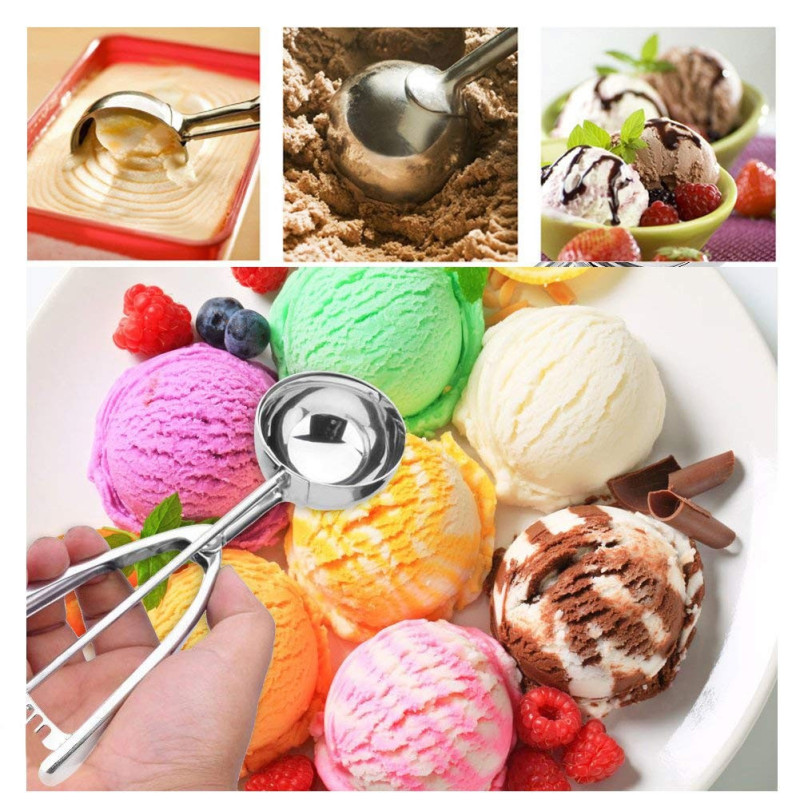 Cuchara Bochera 5cm Bocha Helado Cupcake Acero - Imagen 9