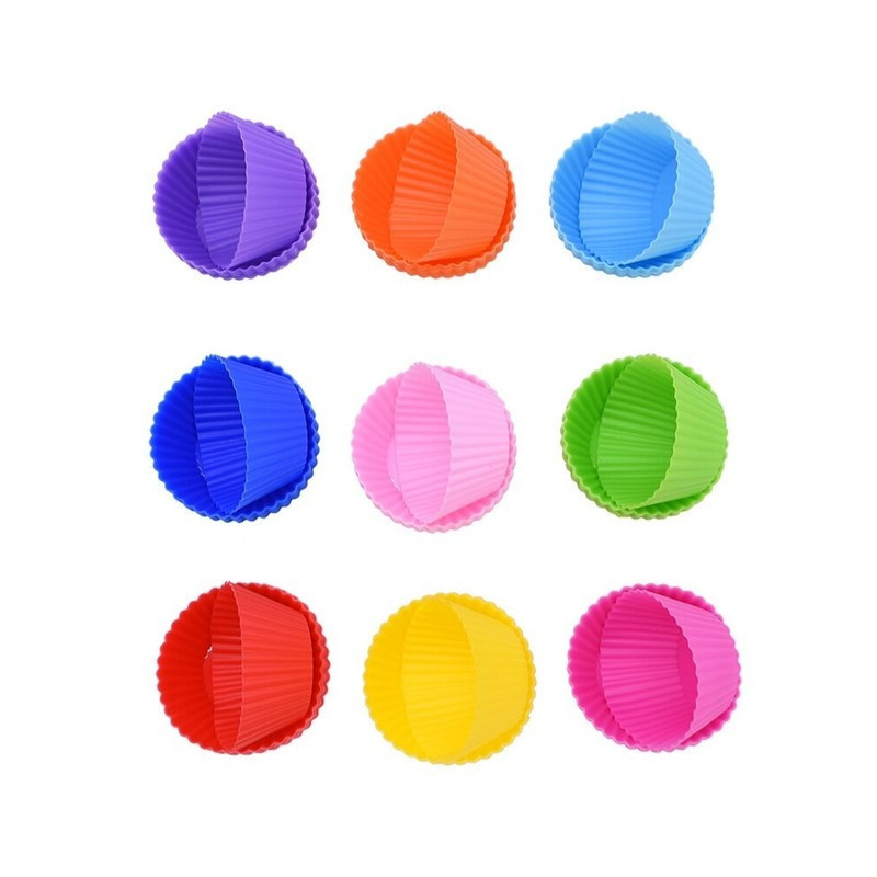 Molde Muffins Silicona Individual X12 Unidades Goma - Imagen 4