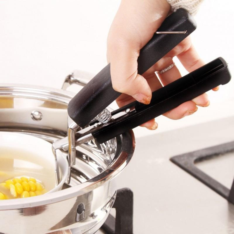 Pinza De Cocina Sujeta Platos, Ollas, Pizeras, Fuentes Y - Imagen 5