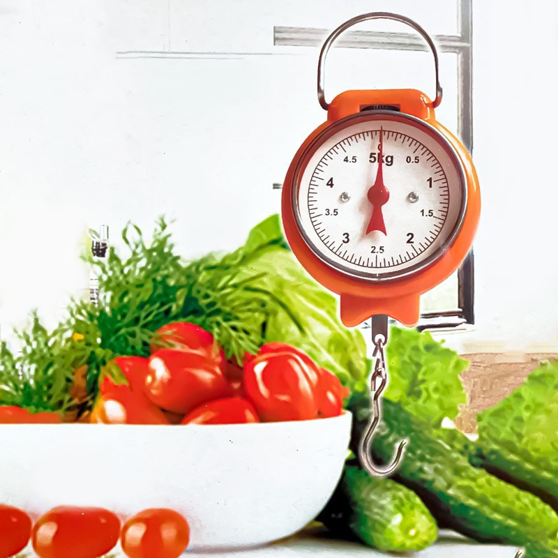 Balanza De Cocina Puntero Numérico 5kg Colgante Con - Imagen 2