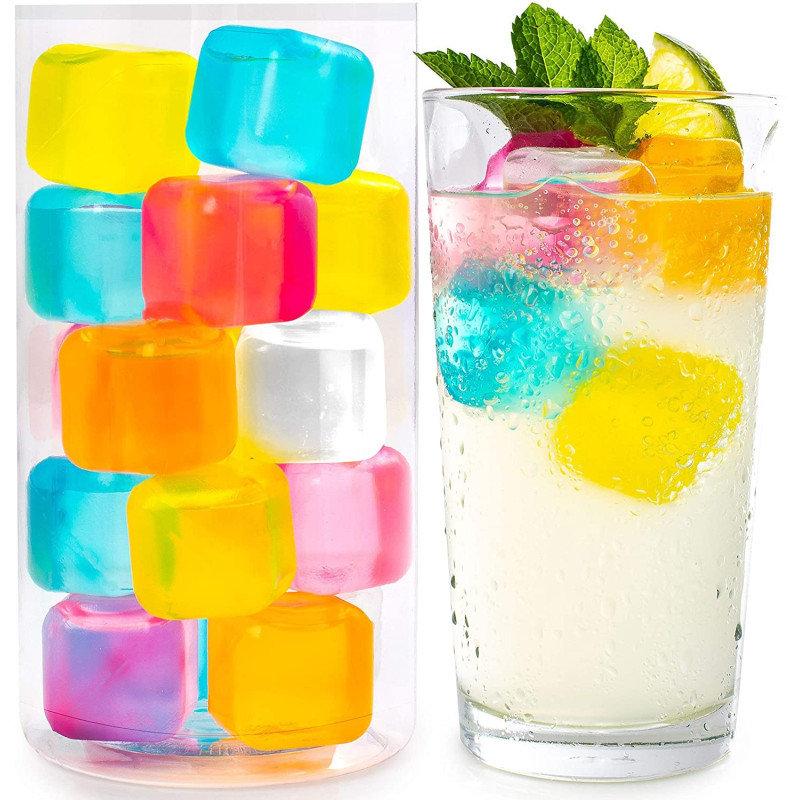 Pack x10 Cubitos De Hielo Plasticos - Imagen 3