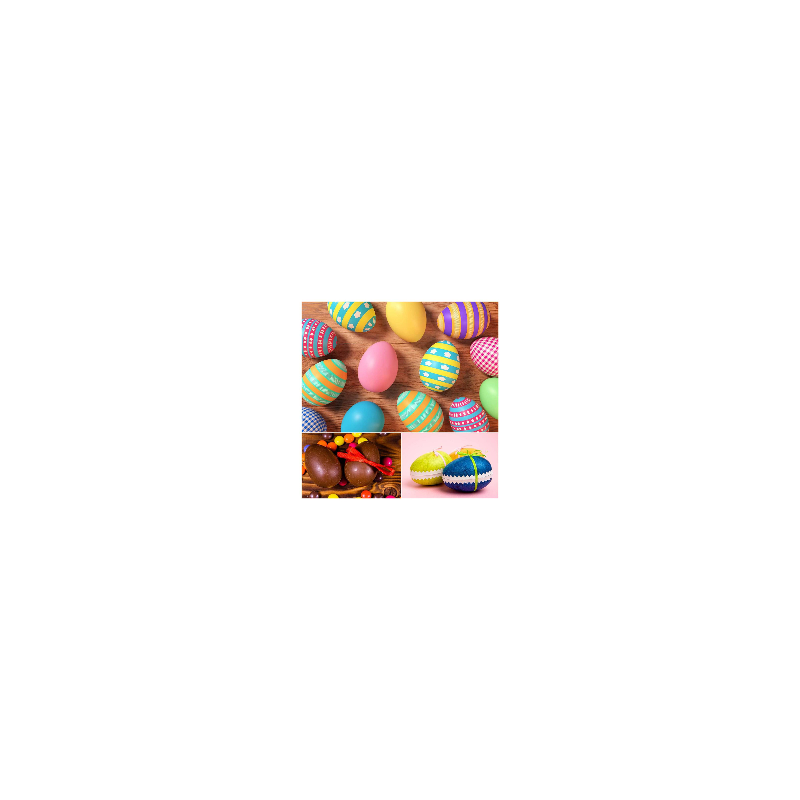 Molde Silicona Plancha 4 Huevos Pascua Medianos 8 - Imagen 2
