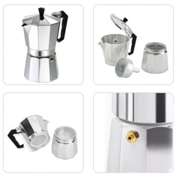 Alternative view of Cafetera De Aluminio Para Cafe Expreso Capacidad 9 Pocillos
