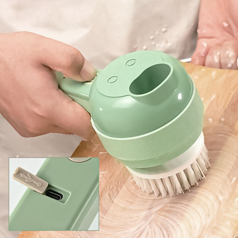 Picadora Cortadora Trituradora De Frutas Y Verduras Recargable - Imagen 5