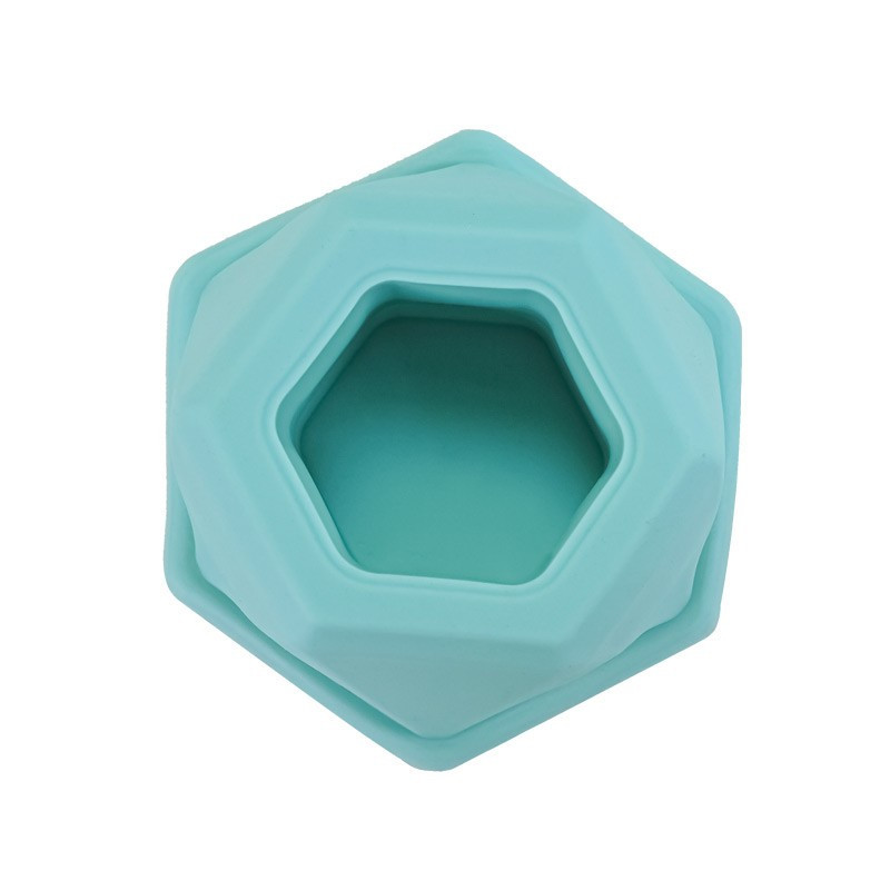 Molde Para Maceta Hexagonal Molde De Silicona 6 - Imagen 3
