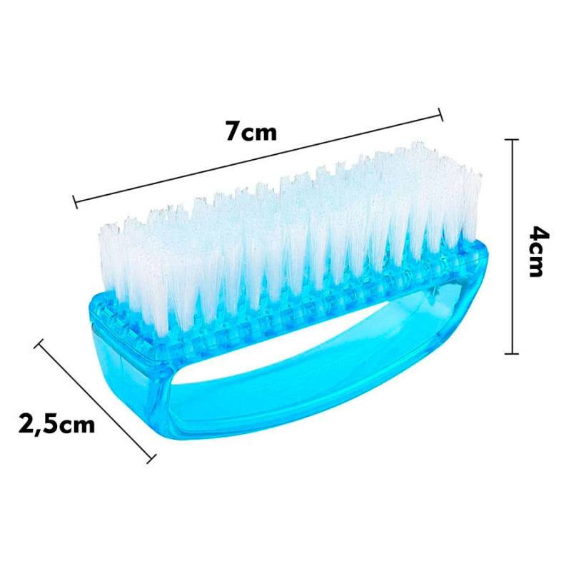 Cepillo De Mano Para Uñas Y Multiusos Cerdas De Plastico X2 - Imagen 4