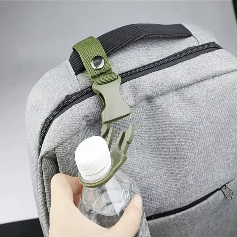 Llavero Clip Táctico Porta Botella Mochila Cinturón - Imagen 3