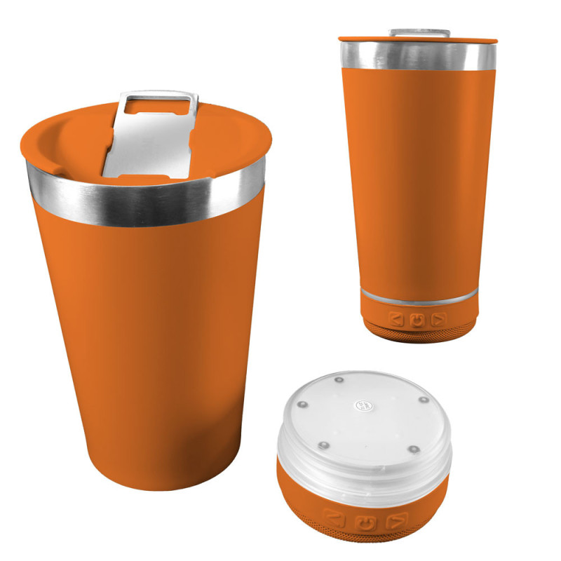 Vaso Termico De Acero Inoxidable 420ml Con Tapa Abridor Y - Imagen 11
