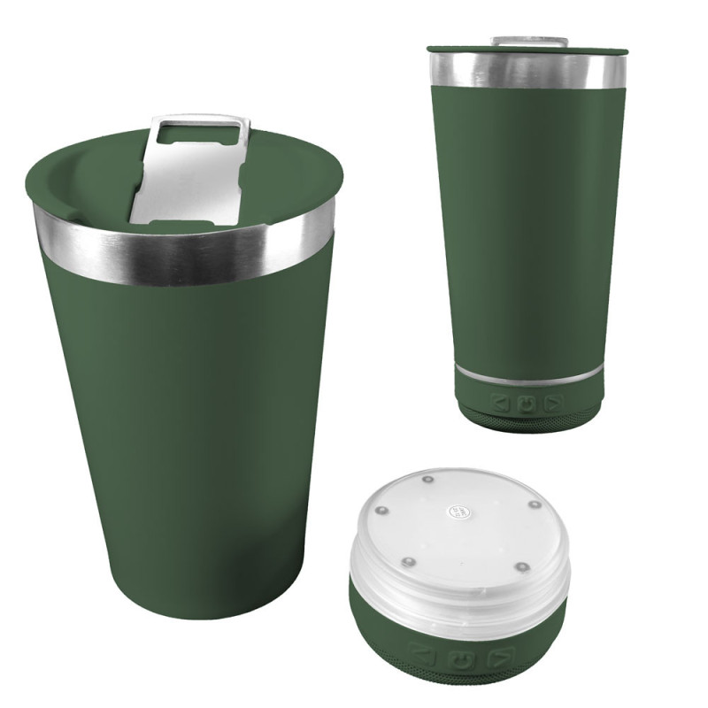 Vaso Termico De Acero Inoxidable 420ml Con Tapa Abridor Y - Imagen 3