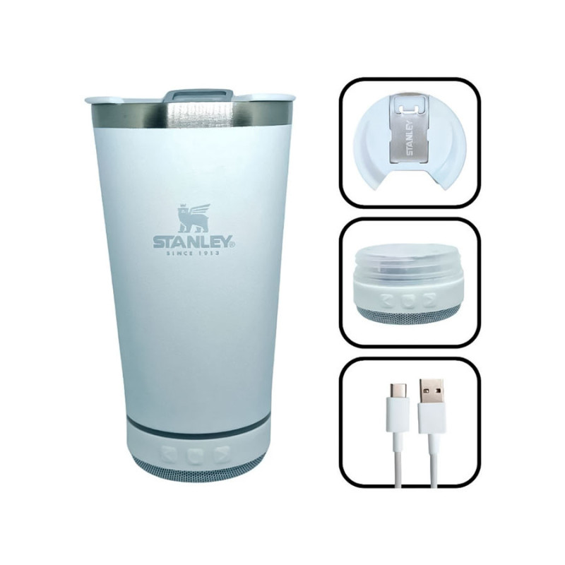 Vaso Termico De Acero Inoxidable 420ml Con Tapa Abridor Y - Imagen 6