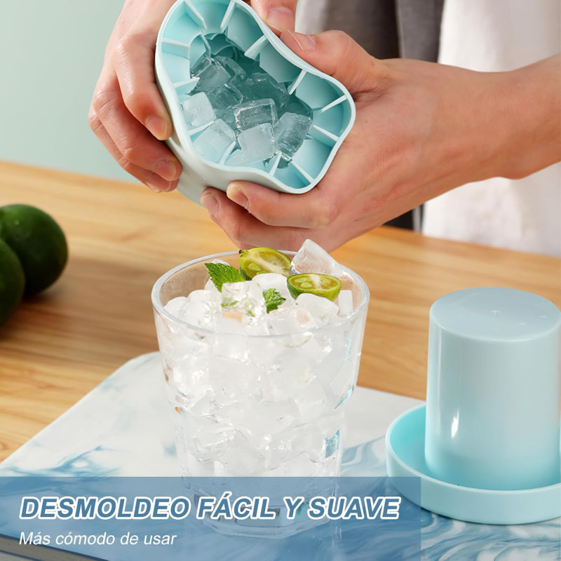 Cubetera De Silicona Para Mini Cubos De Hielo 60 - Imagen 4