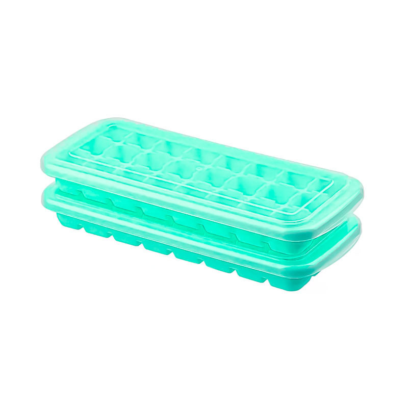 Hielera Cubetera Para Hielo De Silicona 24 Cubos Con - Imagen 6