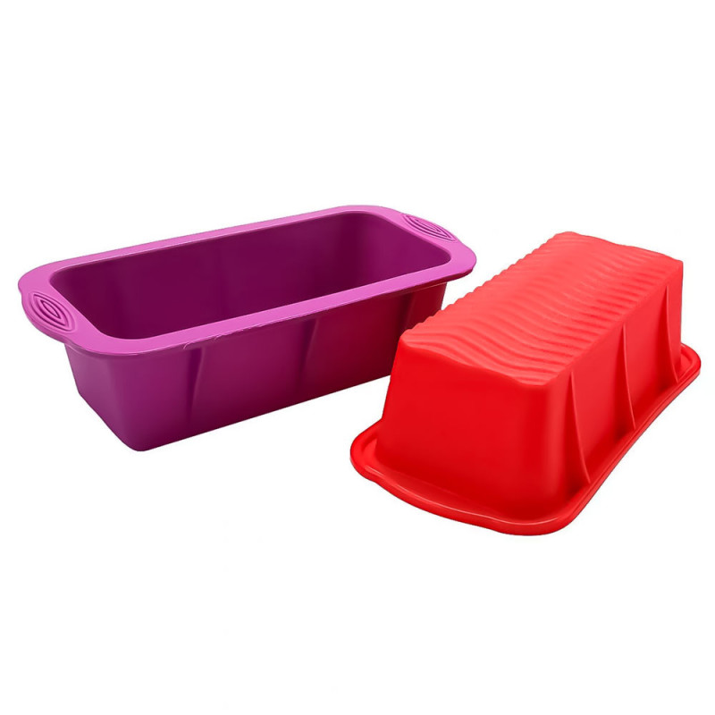 Molde De Silicona Budin Budinera Panera Tortera Apta Para Horno - Imagen 4