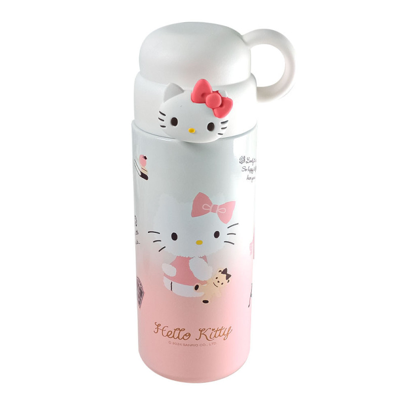 Termo Para Viandas De Acero Inoxidable 460ml Con Taza Personajes - Imagen 4