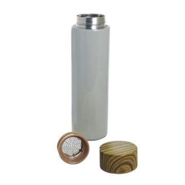 Alternative view of Termo Con Tapa Hermetica Color Madera 400ml