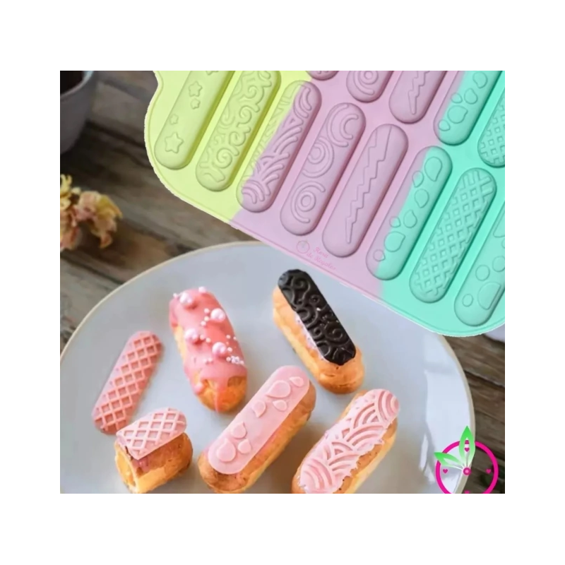 Molde de Silicona Eclairs x16 Barras - Imagen 2