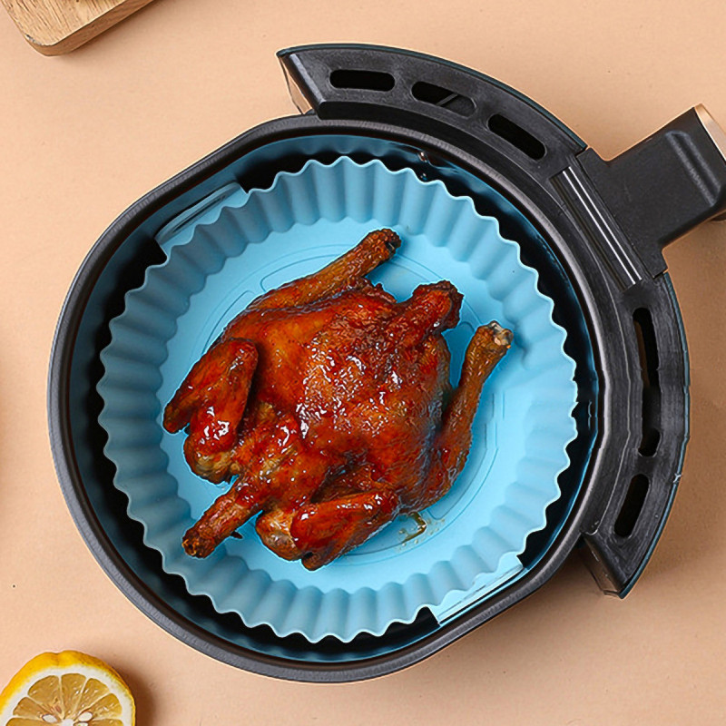 Bandeja De Silicona Freidora De Aire Air Fryer Con - Imagen 3