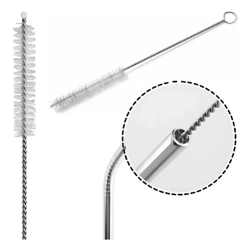 Cucharas De Coctel Con Sorbete Acero Inoxidable Y Limpiador 22cm - Imagen 5