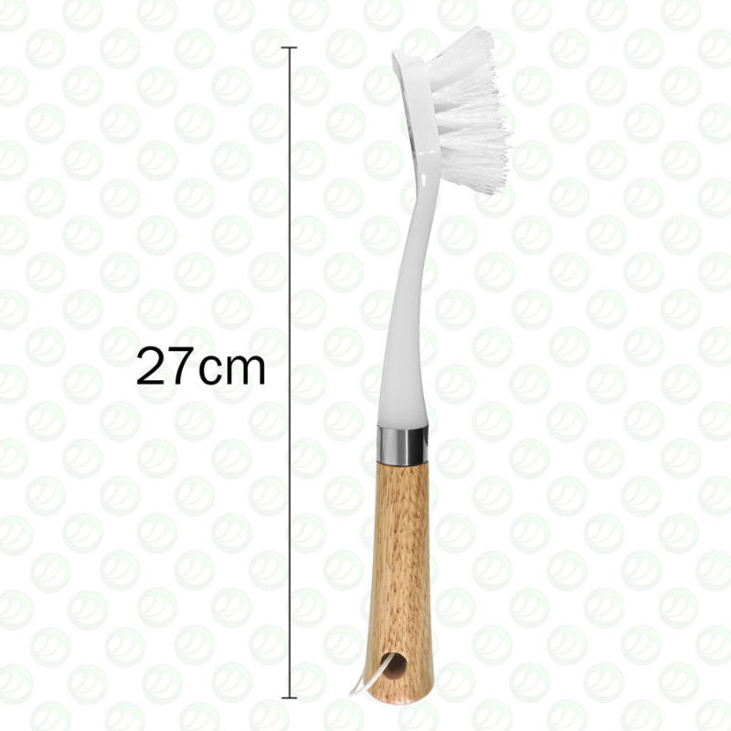 Cepillo De Cocina Con Mango De Madera Para Ollas Y Planchas De - Imagen 3