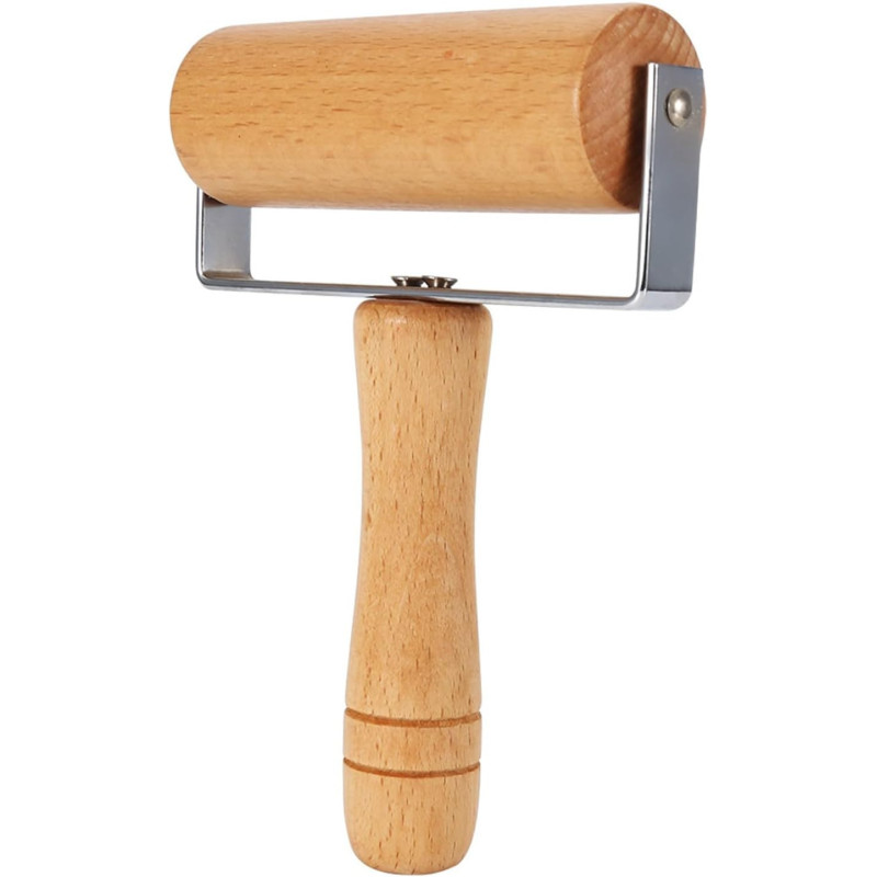 Rodillo Amasador De Mano Cocina Madera Pastas Pizzas - Imagen 6