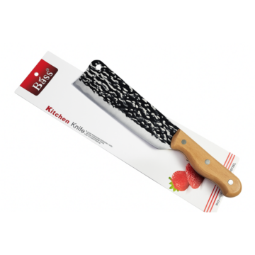 Alternative view of Cuchillo Hachuela Chica De Cocina Mango Madera Hoja