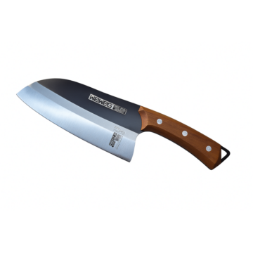 Cuchillo Hacha Con Mango De Madera Hoja Hachuela De