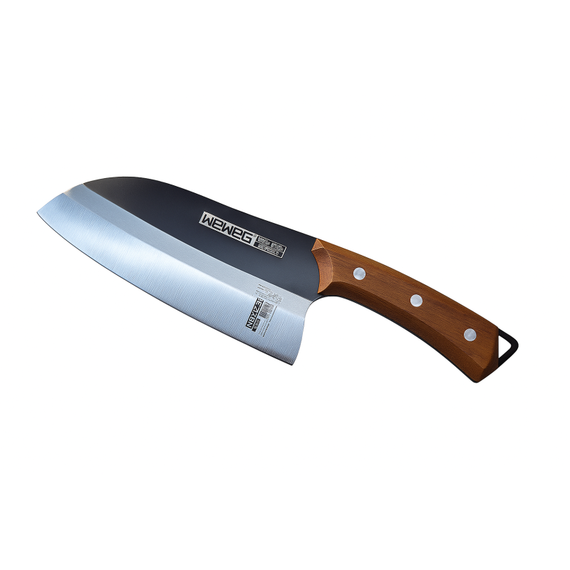 Cuchillo Hacha Con Mango De Madera Hoja Hachuela De