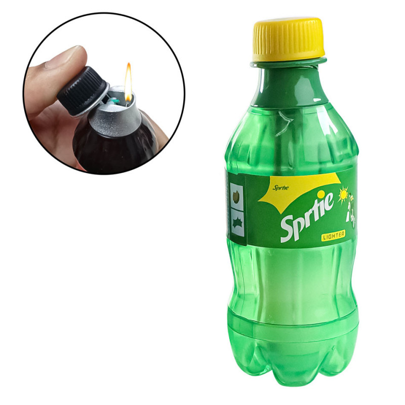 Encendedor Recargable Gas Butano En Forma De Gaseosa Refreso Coca - Imagen 5