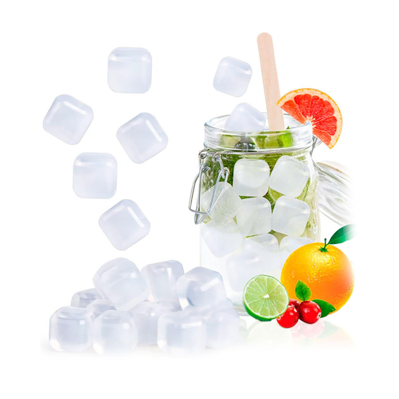 Cubitos De Hielo Reutilizables Transparentes Pack X10 - Imagen 4