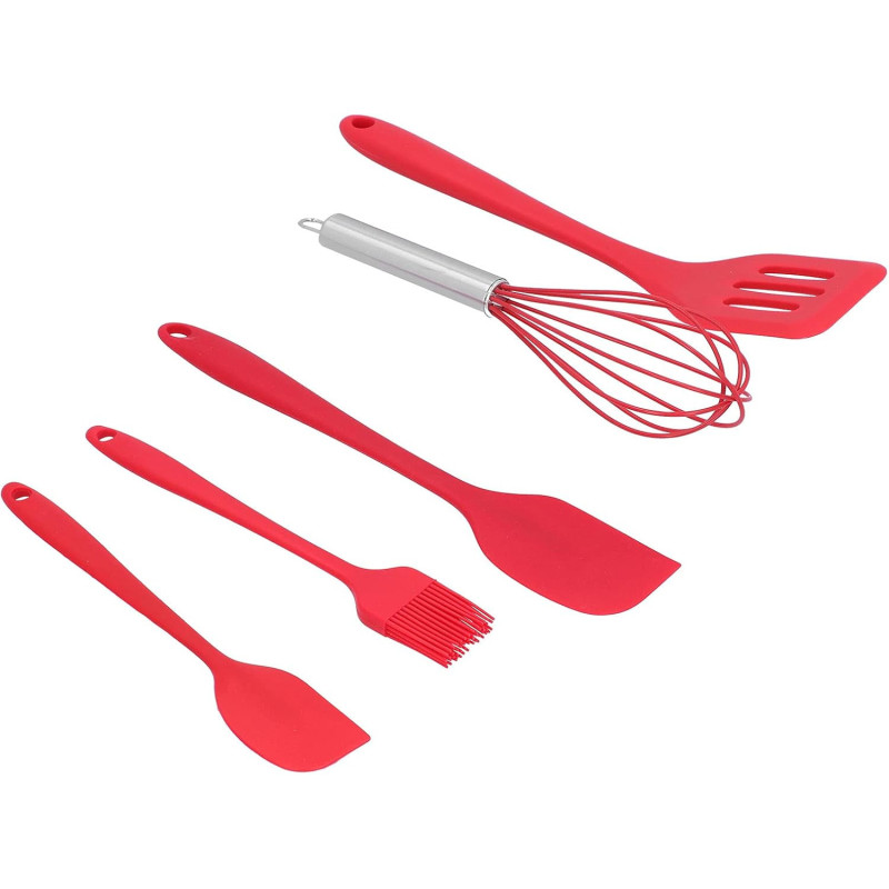 Utensilios De Silicona Cocina Juego 5 Piezas Espatulas Brocha Y - Imagen 6