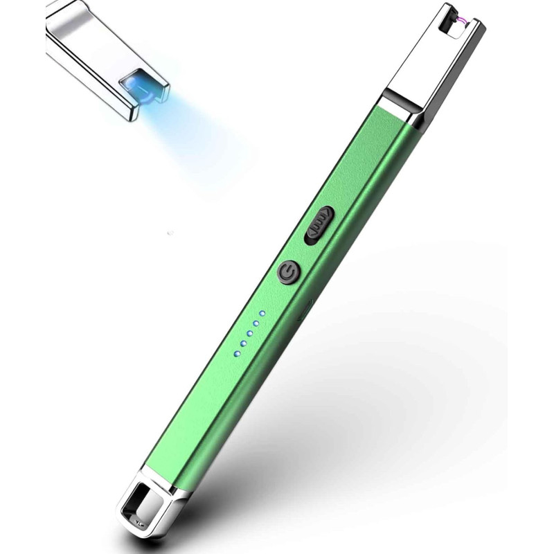 Encendedor Electrico De Plasma Con Linterna Led Recargable - Imagen 5