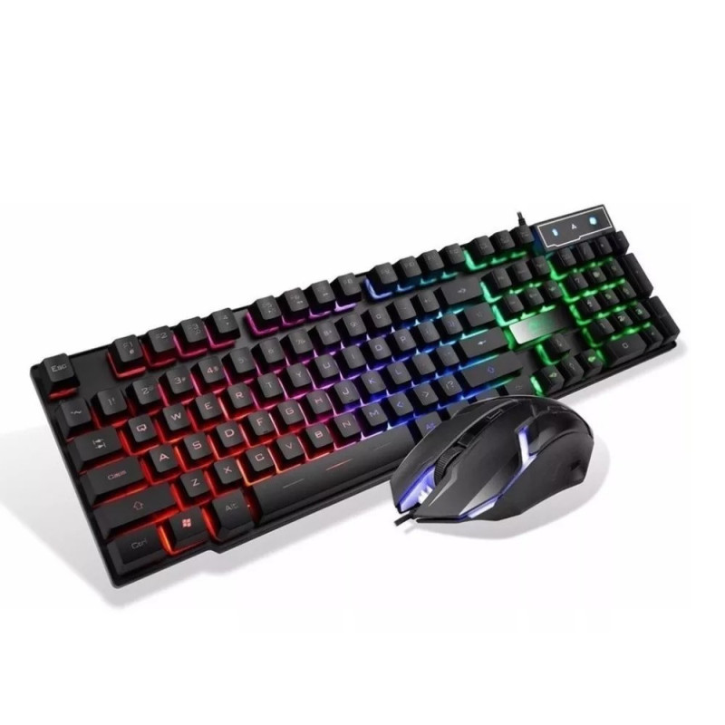 Kit Teclado y Mouse Gamer Luz Led Retroiluminado - Imagen 3
