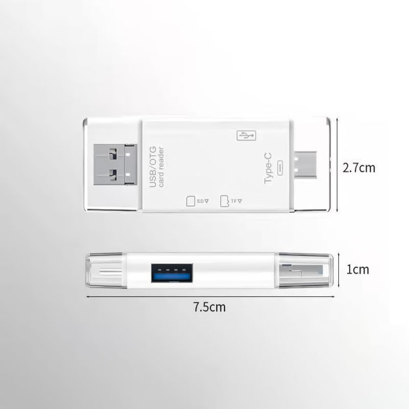 Lector De Memorias OTG Sd / Tf / Tipo-C / Usb 3.0 / Micro Usb - Imagen 6