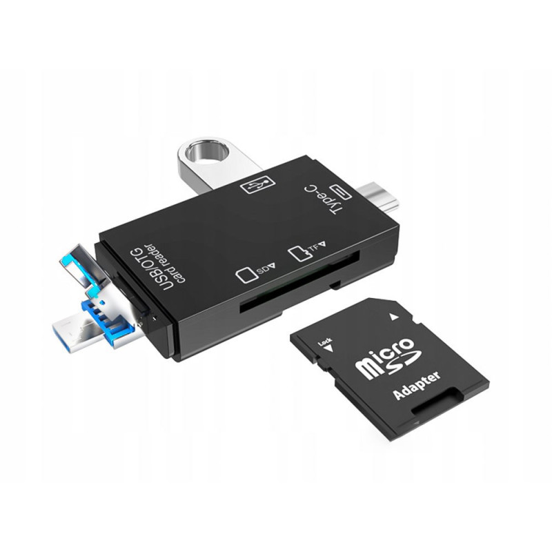 Lector De Memorias OTG Sd / Tf / Tipo-C / Usb 3.0 / Micro Usb - Imagen 9
