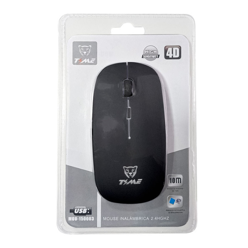 Mouse Optico Inalambrico 4 Botones 1600 - Imagen 3