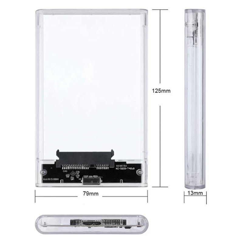 Gabinete Carcasa Disco Duro 2.5 Usb 3.0 Sata Case - Imagen 3