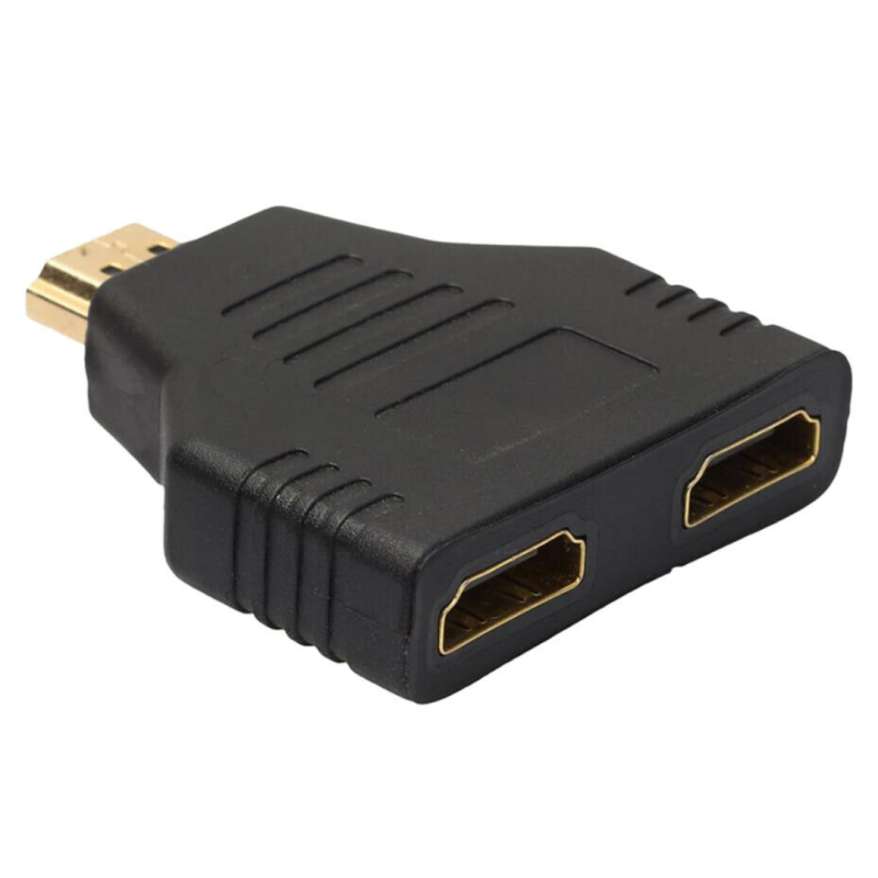 Adaptador Convertidor HDMI Macho A Dos HDMI - Imagen 3