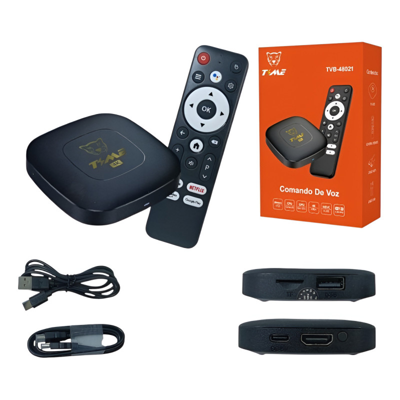 Convertidor Smart TV BOX Streaming Android Comando De - Imagen 2