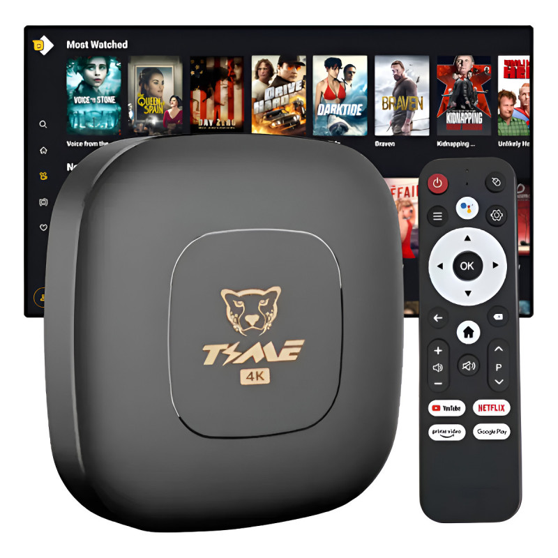 Convertidor Smart TV BOX Streaming Android Comando De - Imagen 3