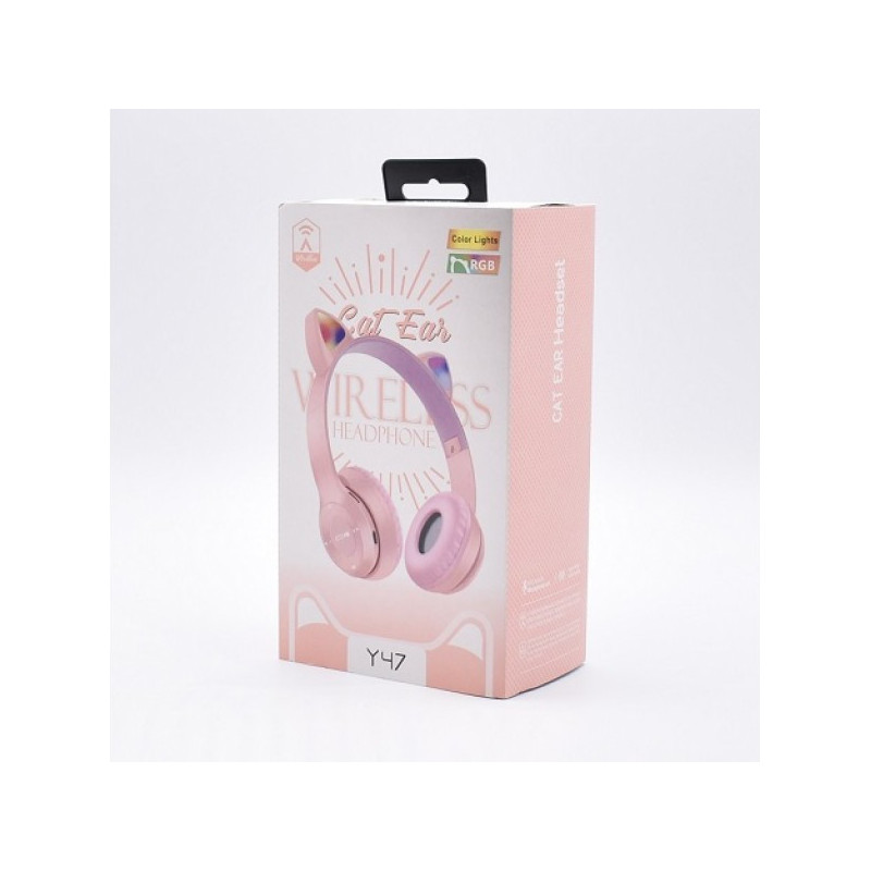 Auricular Bluetooth Orejas Gato Luz - Imagen 6