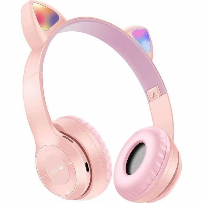 Auricular Bluetooth Orejas Gato Luz - Imagen 7